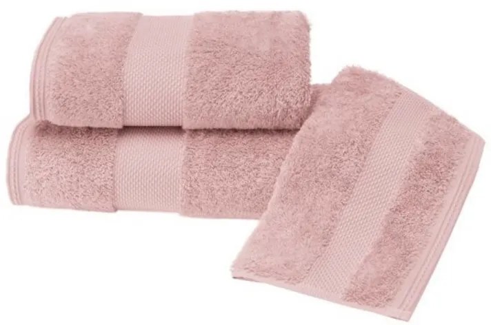 Luksusowy mały ręcznik DELUXE 30x50cm z Modalu Fioletowy