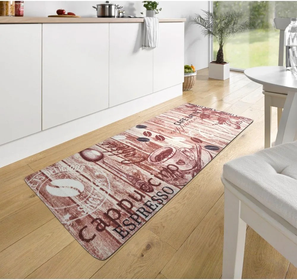 Brązowy chodnik kuchenny Hanse Home Delicious Coffee, 67x180 cm