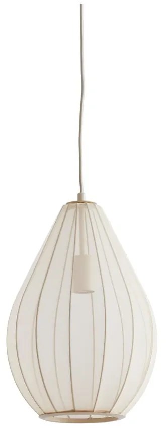 Beżowa lampa wisząca ze szklanym kloszem ø 28 cm Itela – Light &amp; Living