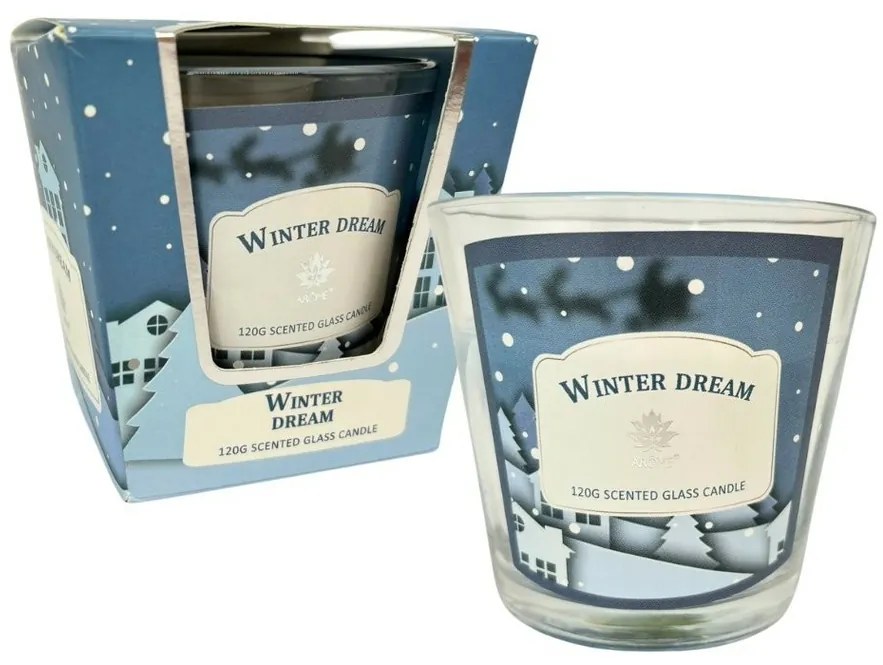 Arome Świeca w szkle, Winter Dream, 120 g