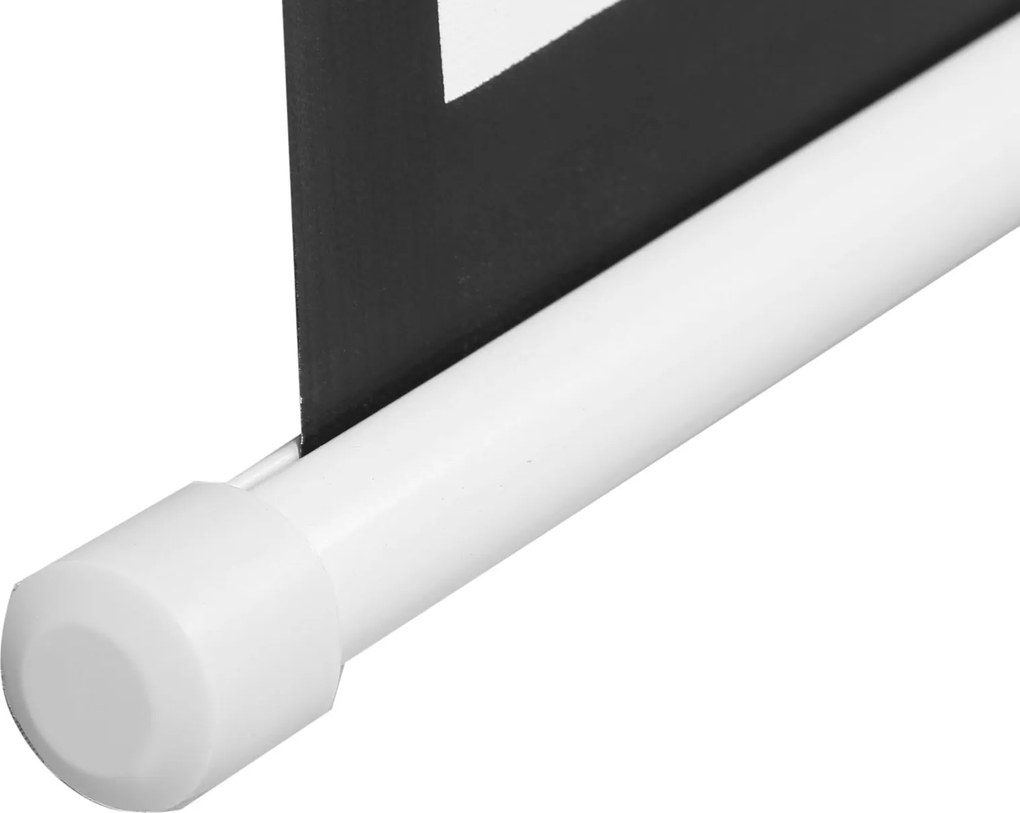 HOMCOM Ekran projekcyjny 203 x 152 cm 254 cm 4:3/ 16:9 Ręczny do kina domowego