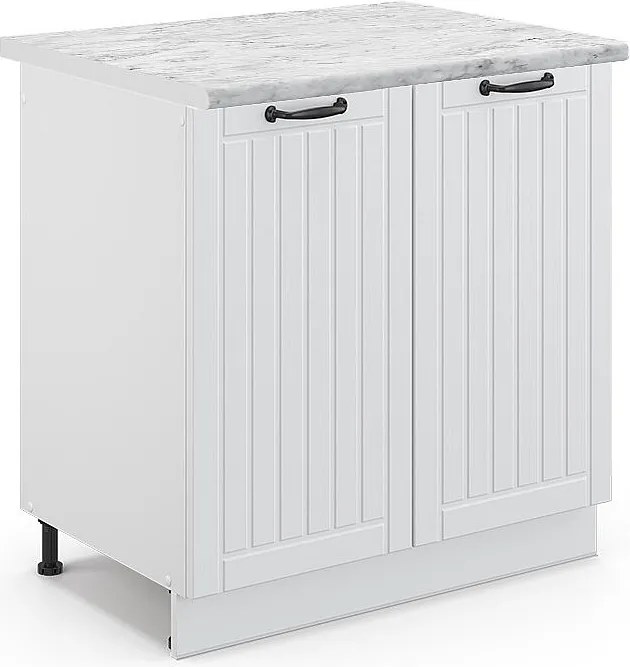 Szafka pod zlew biały domek wiejski 80x60x82 fame-line