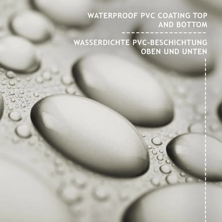 Plandeka JAGO 650 g/m², aluminiowe oczka, szara, 5x7 m