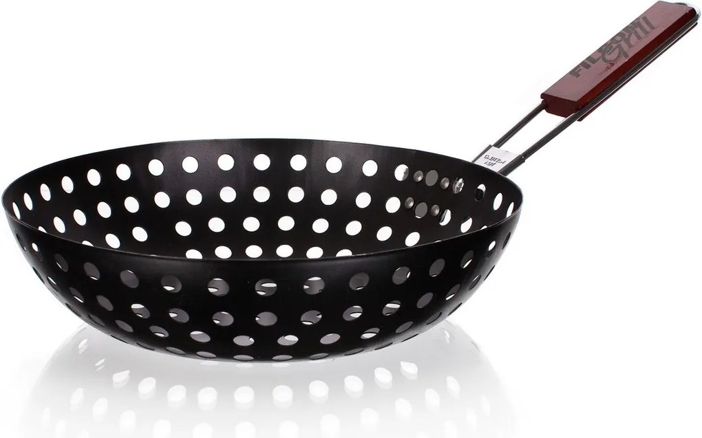 Happy Green Patelnia wok do grilla BBQ, 28 x 6,5 cm