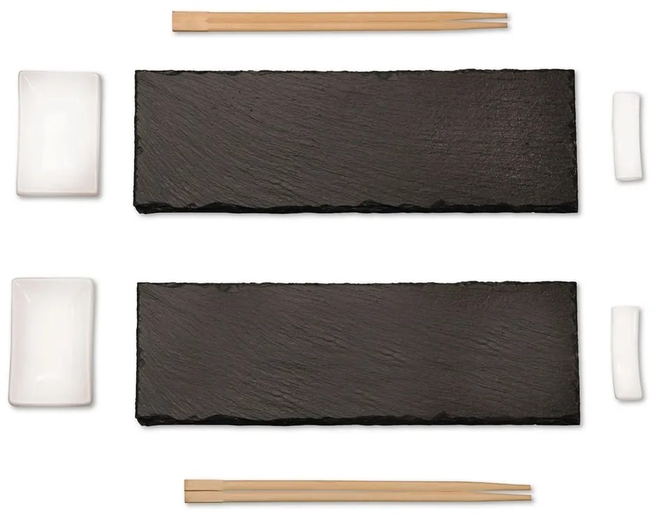 Kesper 38142 Łupkowy zestaw do sushi 8 szt.
