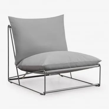 Moduł Centralny Do Modułowej Sofy Ogrodowej Amaro Grey - Sklum