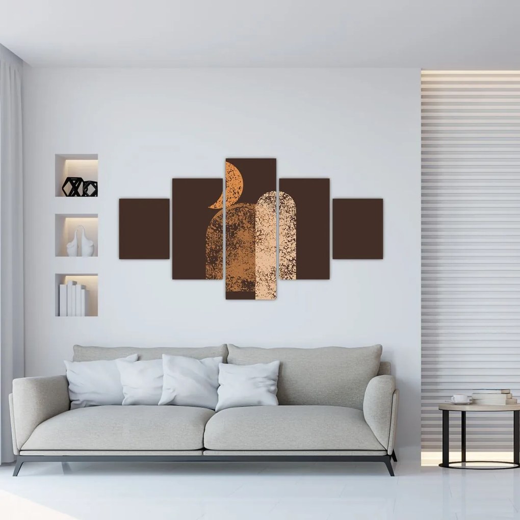 Obraz - Pomarańczowe łuki N⁰2 (125x70 cm)