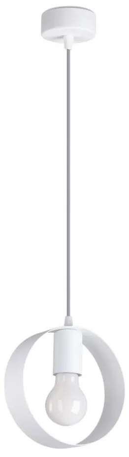Sollux SL.1137 - Lampa wisząca na linkę TITRAN 1xE27/60W/230V biała