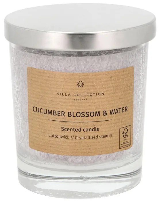 Zapachowa świeca czas palenia 40 h Kras: Cucumber Blossom – Villa Collection