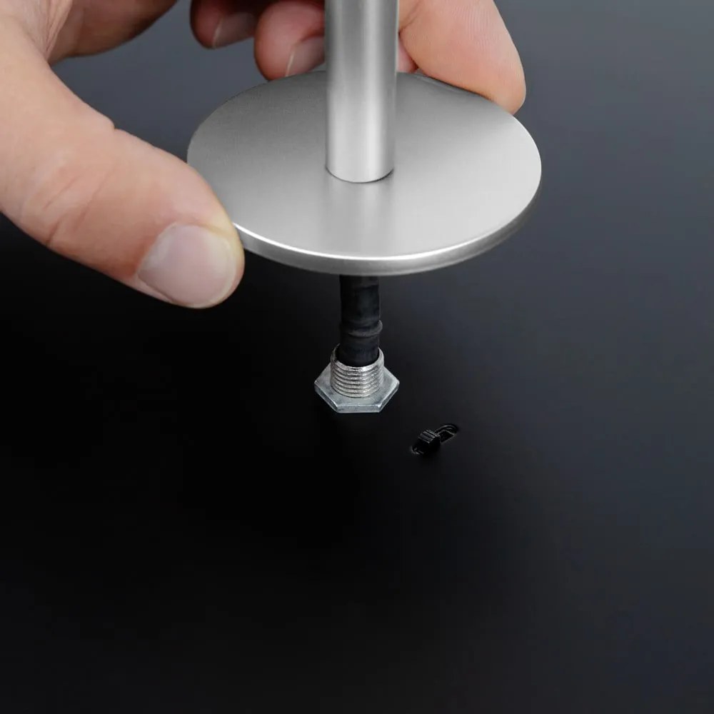 Kremowa lampa wisząca LED ze ściemniaczem i metalowym kloszem ø 31 cm Asteria Plus Mini – UMAGE
