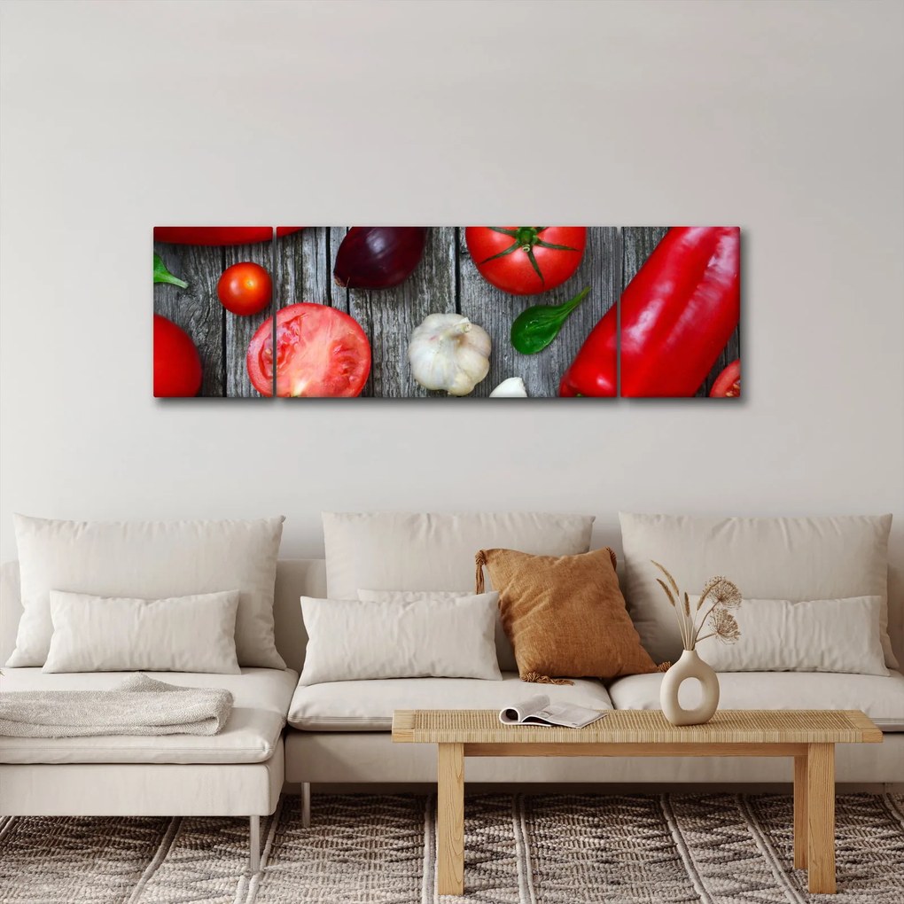 Obraz warzyw (170x50 cm)