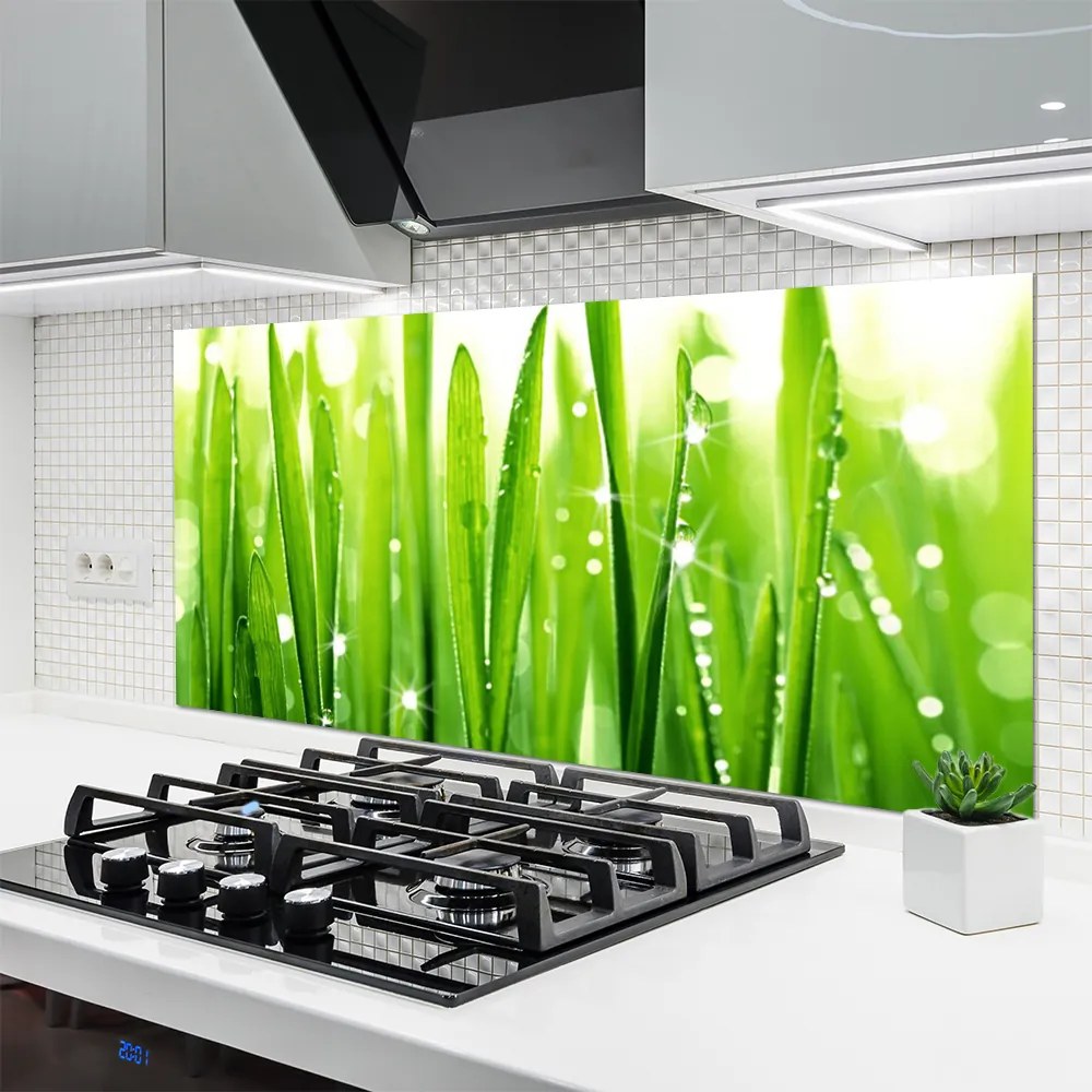 Szkło Ozdobne do Kuchni Szum Polnej Trawy