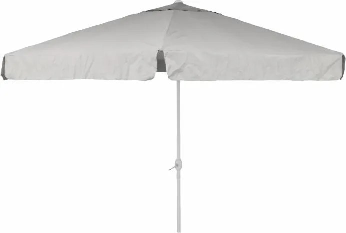 Parasol ogrodowy Garth biały z korbką 4 m