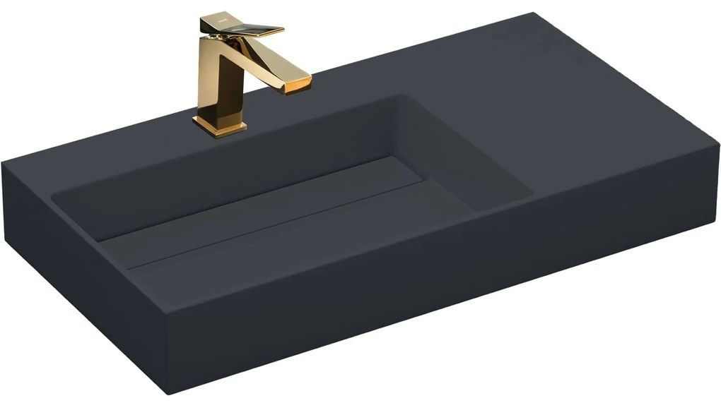 Umywalka konglomeratowa Archi 75 CM Szary mat