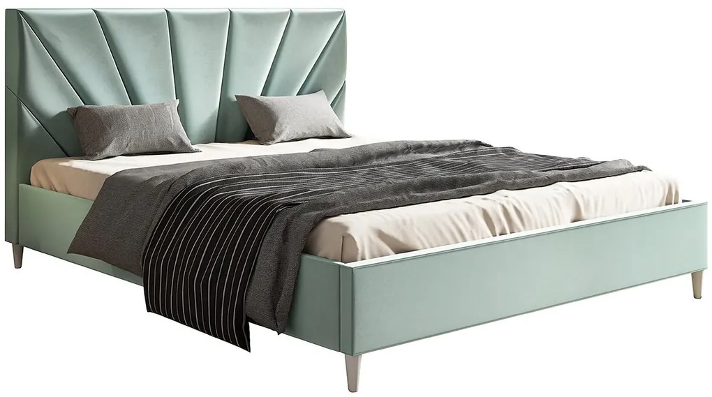 Dwuosobowe łóżko tapicerowane 180x200 Lopa - 36 kolorów