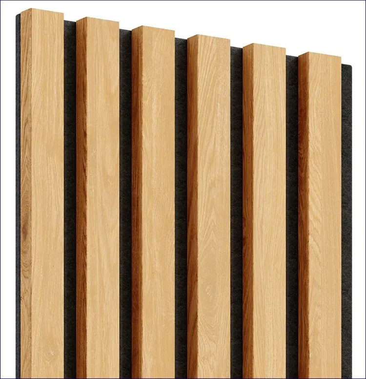 Akustyczne panele lamelowe 2 szt. dąb naturalny H5-H79