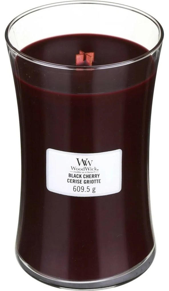 WoodWick Świeca zapachowa w dużym słoiku Black Cherry, 609 g