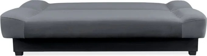 Sofa z Funkcją Spania PIANO Rozkładana Wersalka Dwuosobowa Szara Nowoczesna do Salonu