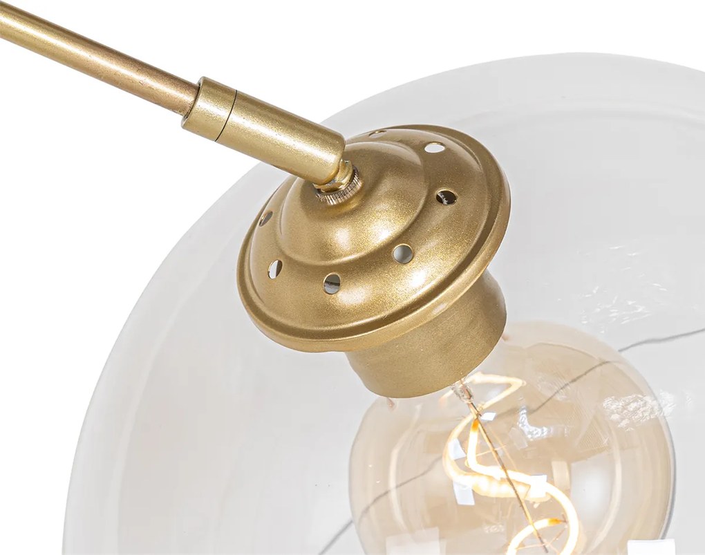 Inteligentna lampa łukowa mosiężna z przezroczystym szkłem z WiFi G95 - Arc