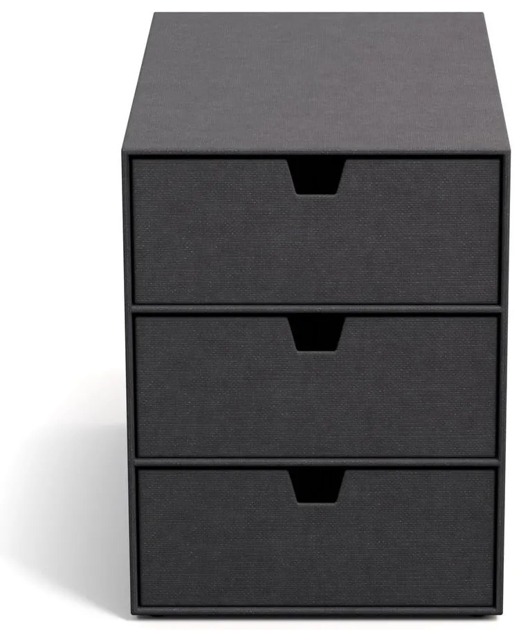 Kartonowy organizer z szufladką Ingrid Canvas Paper Laminate – Bigso