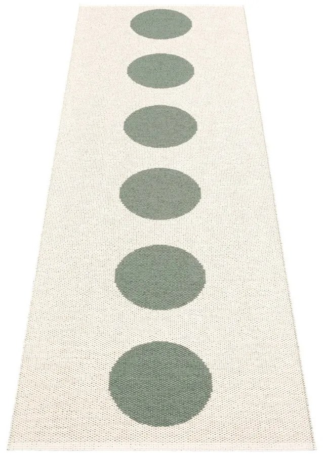 Zielony chodnik odpowiedni na zewnątrz 70x225 cm Vera Army – Pappelina