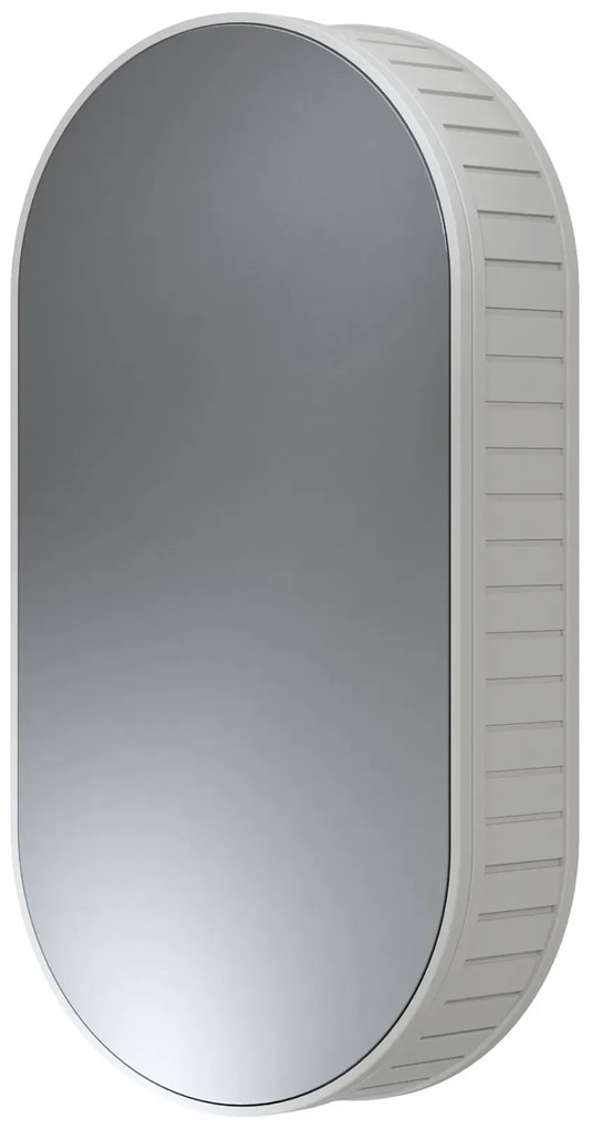 Nowoczesna szafka wisząca z lustrem w kolorze kaszmir B8-P40