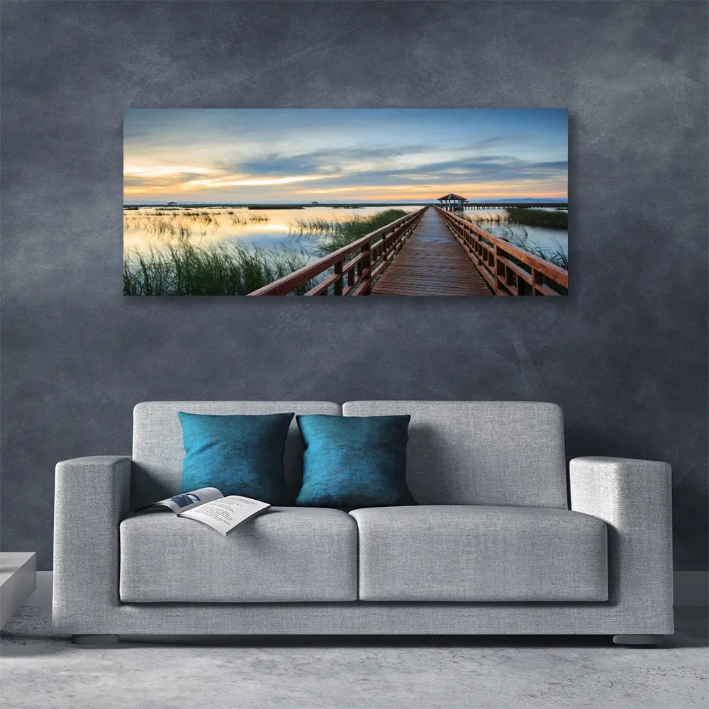 Obraz canvas na ścianę Zabytkowa Konstrukcja Mostu