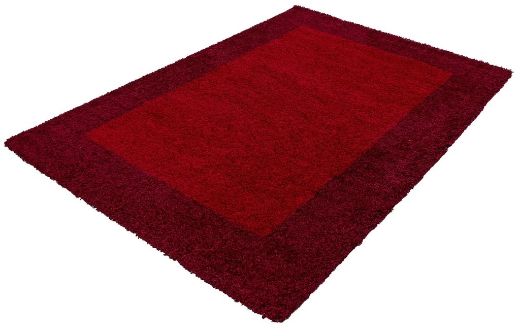 Dywan shaggy Life czerwony 240 cm x 340 cm