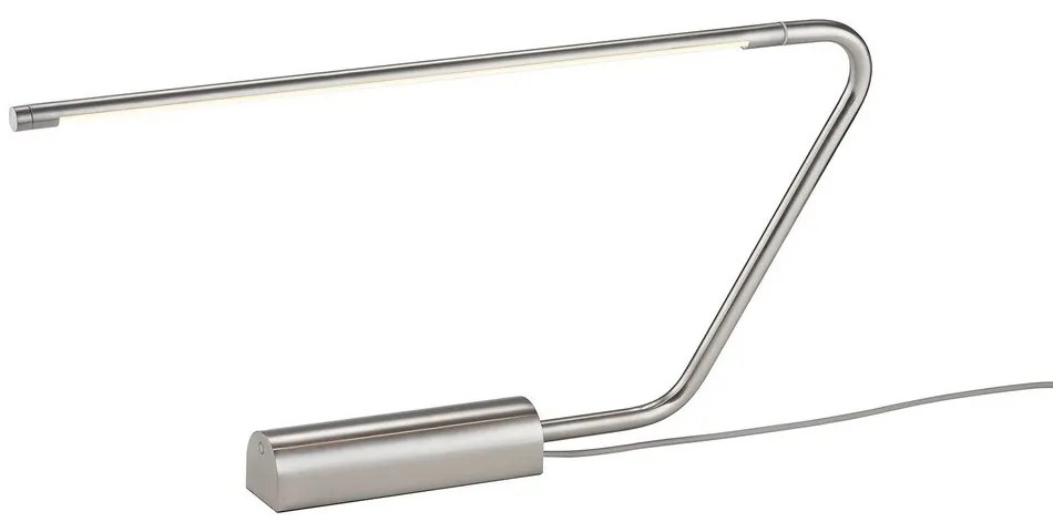 Lampa stołowa LED w kolorze srebra (wysokość 33 cm) Olea – Trio Select