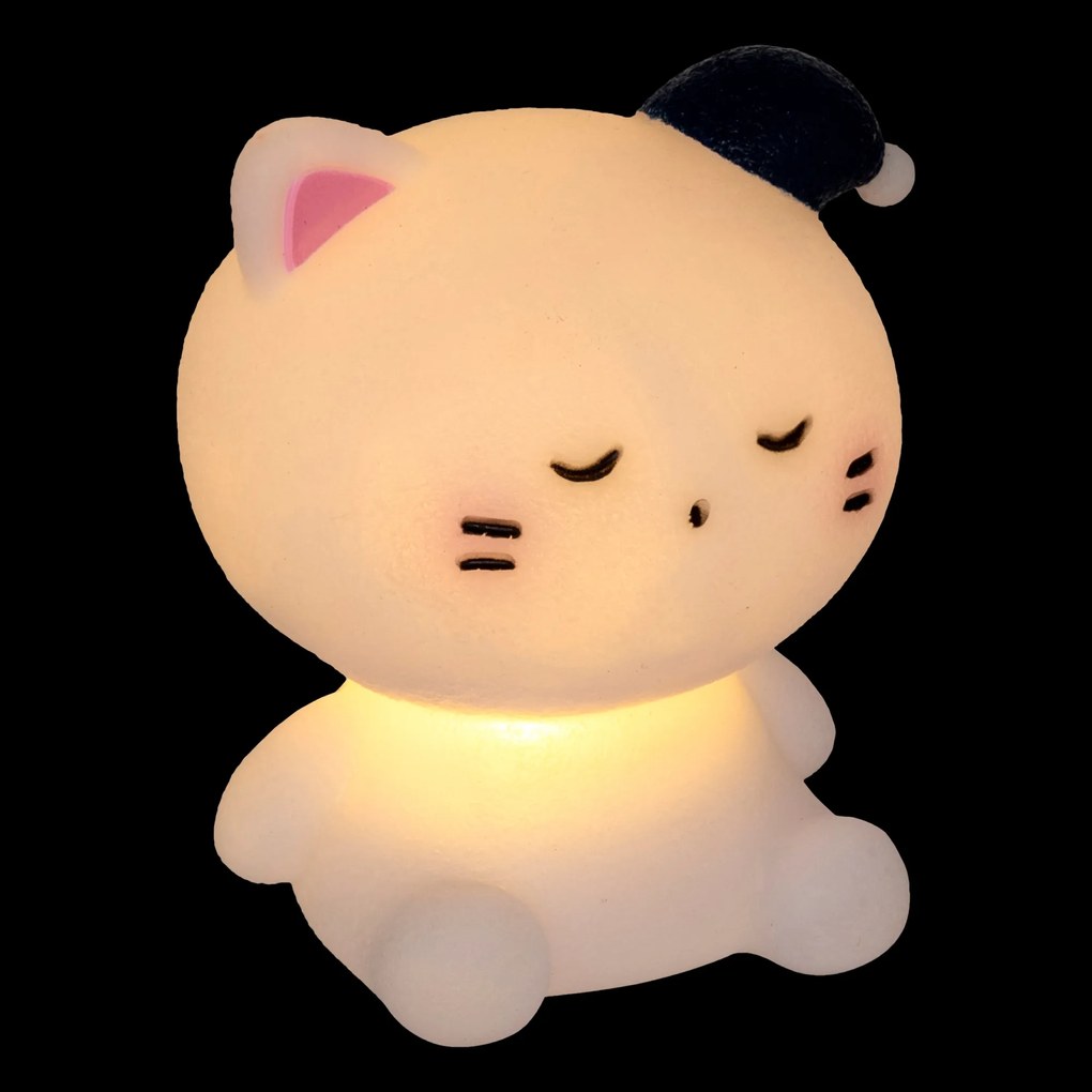 Lampka nocna kotek, wys. 10,5 cm