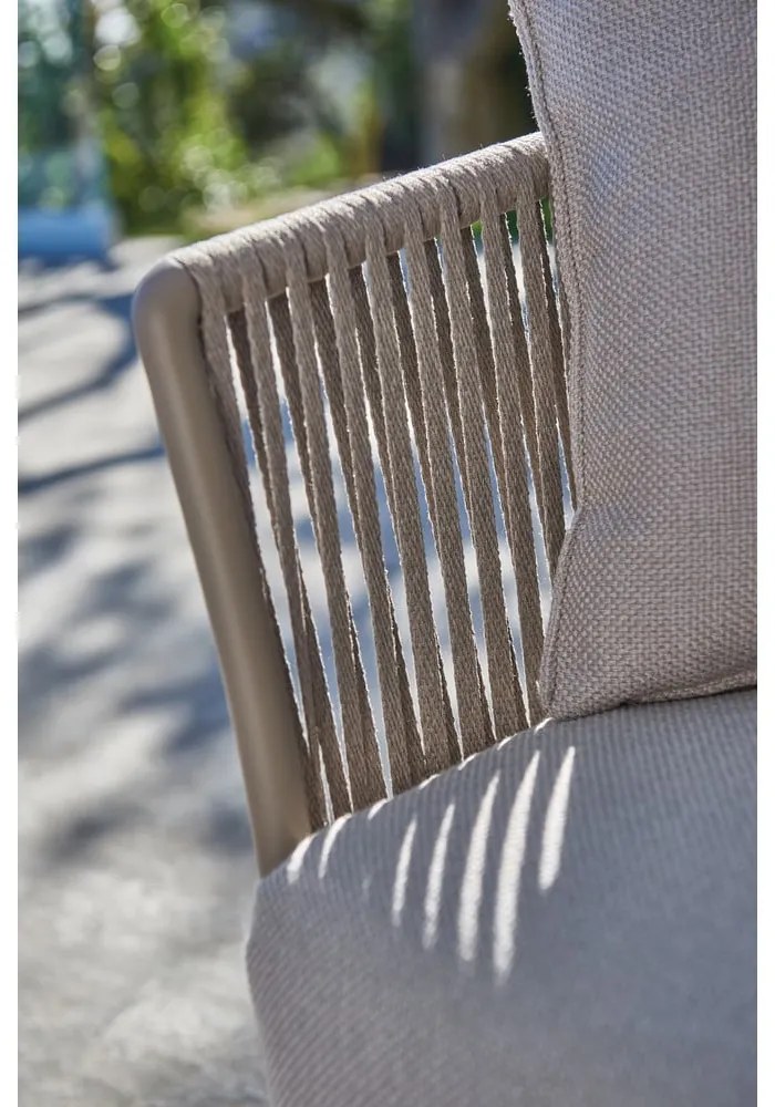 Szarobrązowa sofa ogrodowa Newport – Diphano
