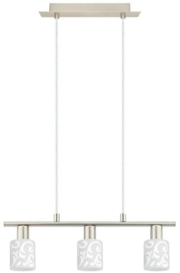 Eglo - LED lampa wisząca MY CHOICE 3xE14/4W/230V chrom/biały