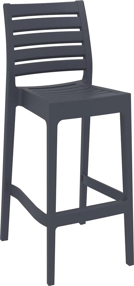 Stołek barowy z tworzywa sztucznego Ares 75