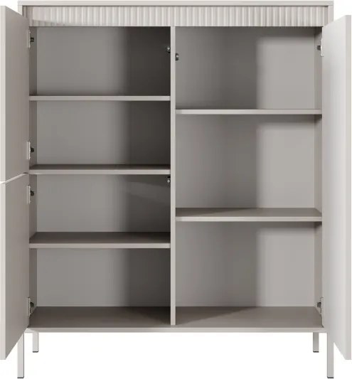 Wysoka Komoda SENSO 3D push-to-open