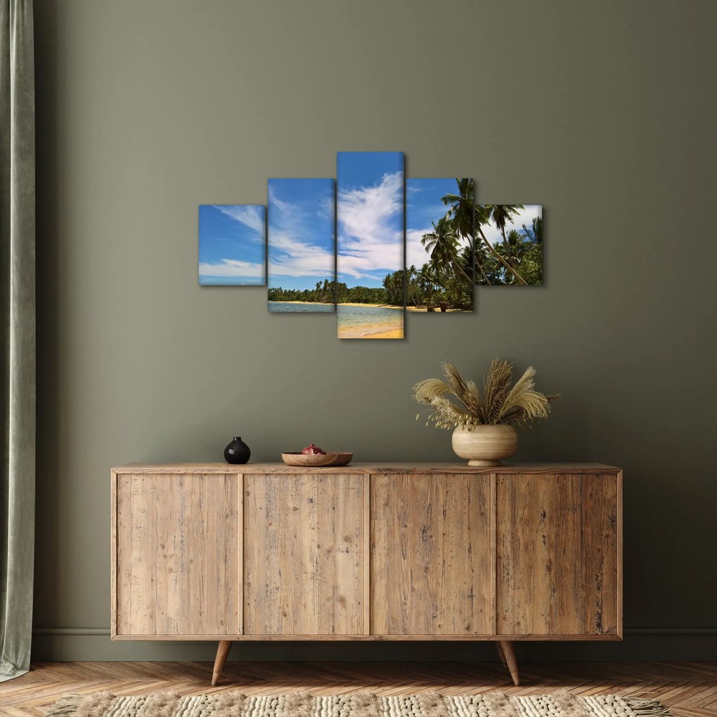 Obraz plaży (125x70 cm)