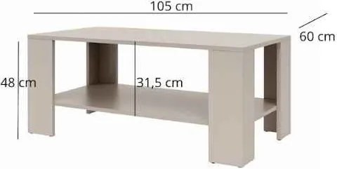 Ława PIANO 105 cm Stolik Kawowy do Salonu
