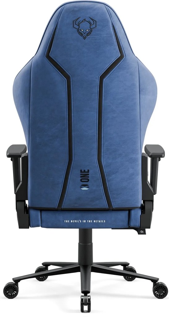 Fotel gamingowy materiałowy Diablo X-One 2.0 Normal Size, kolor night blue