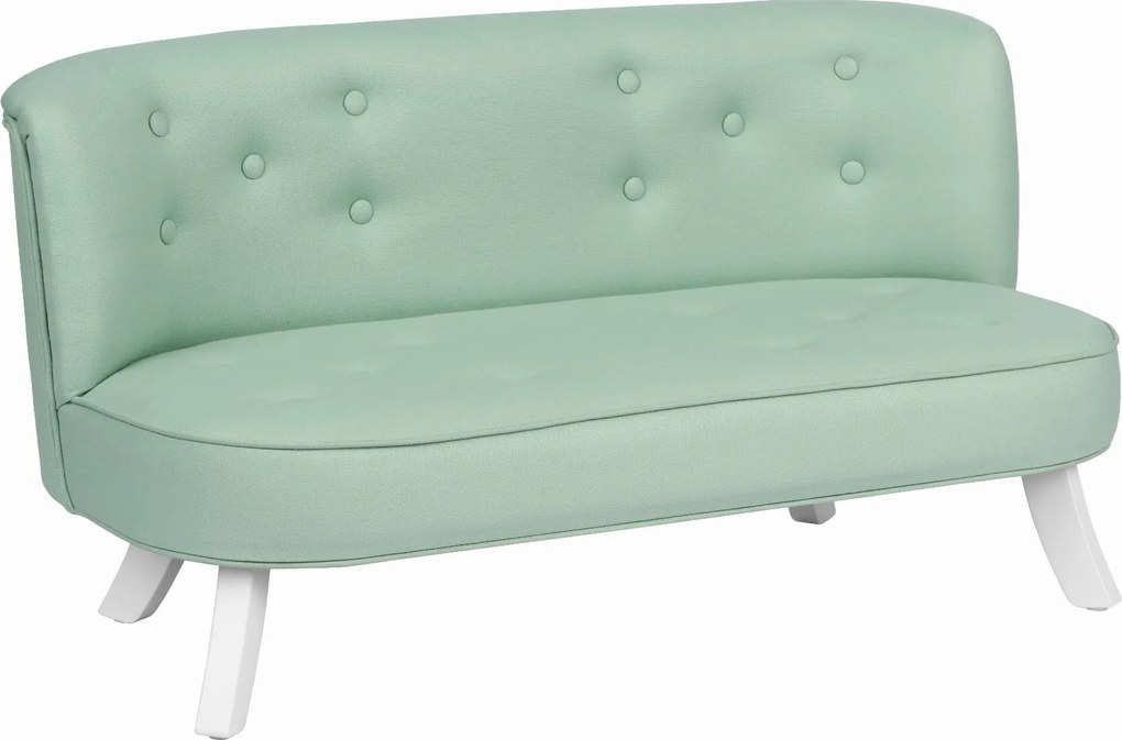 Nierozkładana sofa dziecięca Somebunny len