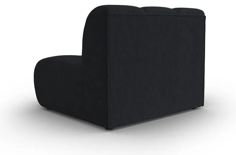 Czarny moduł sofy Lupine – Micadoni Home