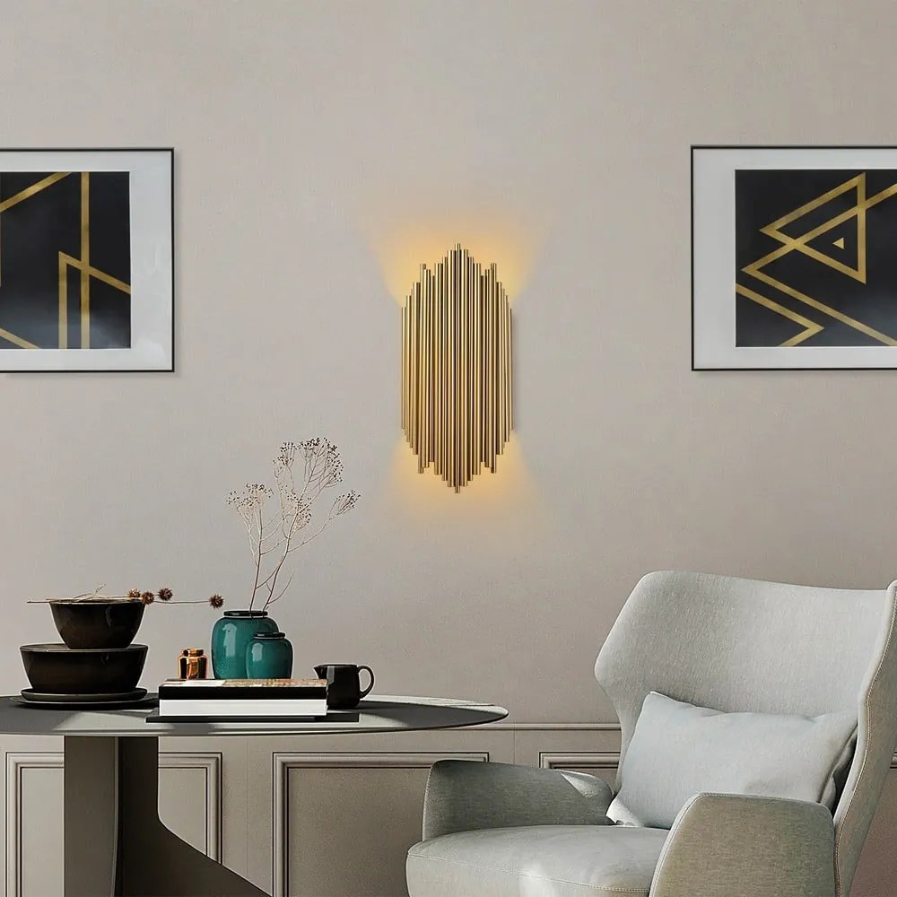 Kinkiet w kolorze złota Kara – Opviq lights