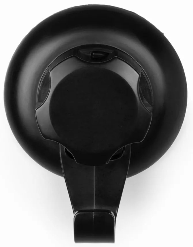 Zestaw 4 czarnych samoprzylepnych haczyków ściennych Compactor Bestlock Black Small Hooks, ⌀ 5,4 cm