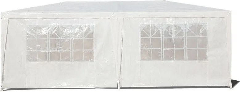 Pawilon eventowy 3x6m ze ściankami i oknami - biały namiot imprezowy, altana ogrodowa