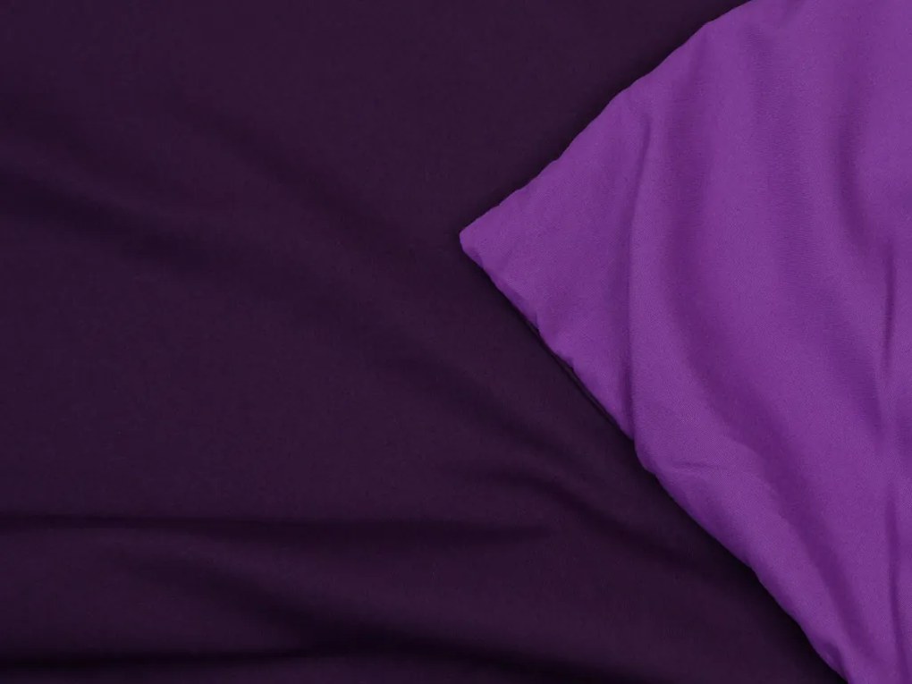 PrzytulneMieszkanie.pl PrzytulneMieszkanie.pl Bawełniana pościel VIOLETTA fioletowa Rozmiar pościeli: 70 x 90 cm | 140 x 200 cm