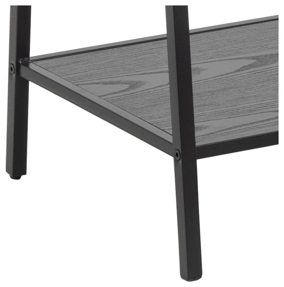 Czarny stojak na ubrania w dekorze jesionu Seaford – Actona