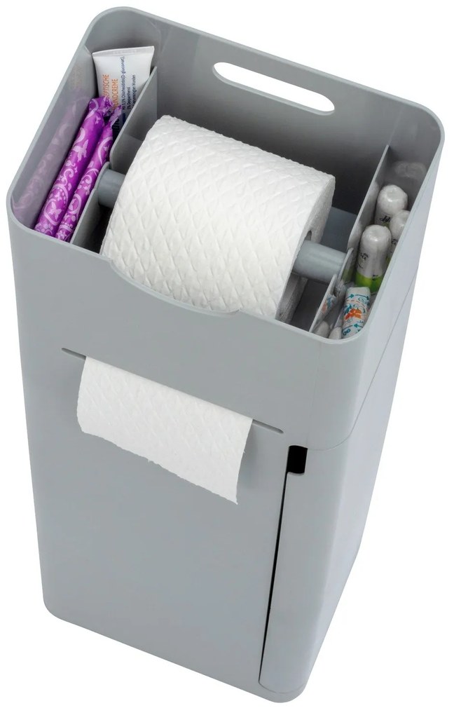 Stojak na papier toaletowy i szczotkę IMON, 6w1, WENKO