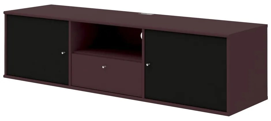 Bordowa szafka pod TV Mistral 232