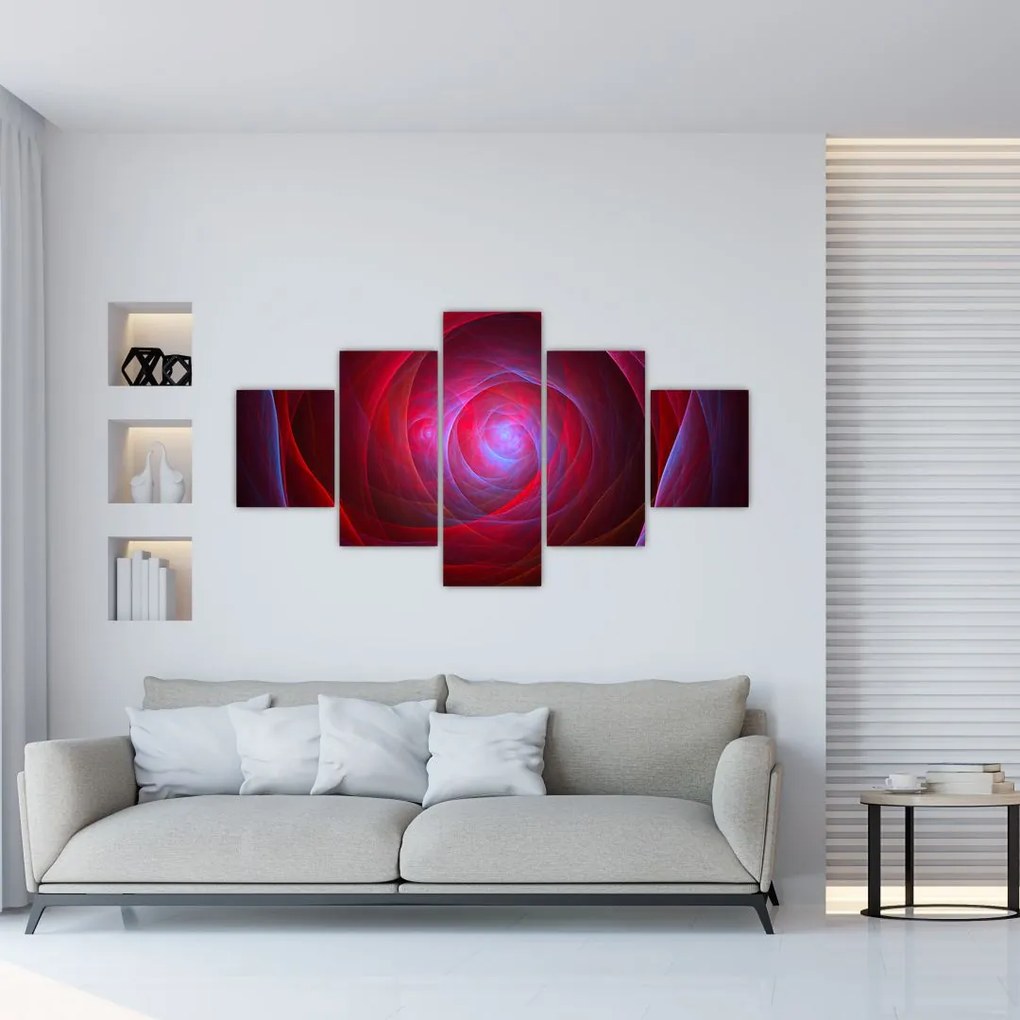 Abstrakcyjny obraz oczu (125x70 cm)
