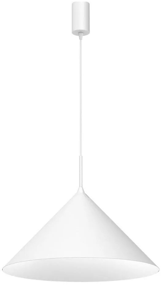 Lampa wisząca na lince CAPITAL 1xGX53/15W/230V śr. 46 cm biała