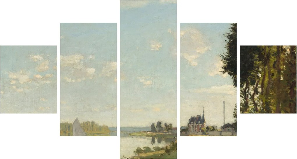 Obraz - Claude Monet, Argenteuil, reprodukcje (125x70 cm)