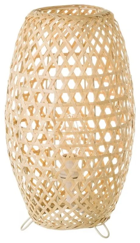 Naturalna bambusowa lampa stołowa (wys. 36 cm) Natural Way – Casa Selección